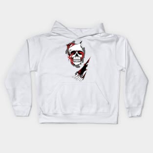 Horror Skull Escape Skeleton Gift Kids Hoodie